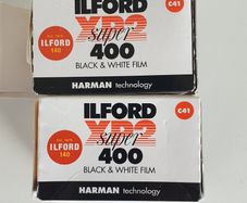 Ilford XP2 super 400 film B&W expired 2022 X 2