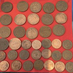Vintage Irish 1p and 2p lot
