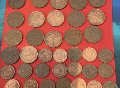 Vintage Irish 1p and 2p lot