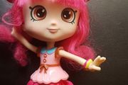 Shopkins Shoppies Doll Donatina Donut Shop Pigtails Girl Figure Vinyl Pink Skirt