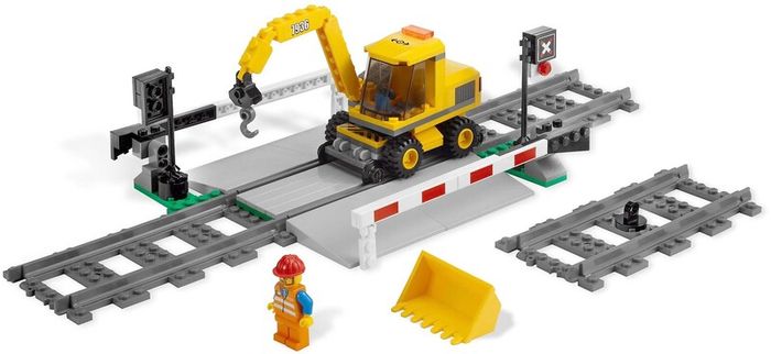 Lego City 7936: Level Crossing (2010) 100% Complete (NO BOX)