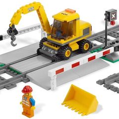 Lego City 7936: Level Crossing (2010) 100% Complete (NO BOX)