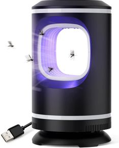 _Electric Insect Killer, Insect Trap, Mosquito Lamp with Suction Fan, No Toxic Chemicals, Effective for Reducing Flying Insects for Indoor Bedrooms and Gardens