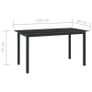 Garden Table Anthracite 150x90x74 cm Aluminium and Glass Image 5
