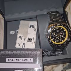 Tag Heuer Formula 1 Black and Yellow