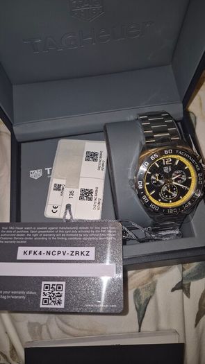 Tag Heuer Formula 1 Black and Yellow
