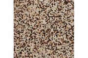 Rug Genuine Leather Patchwork 160x230 cm Square Brown/White