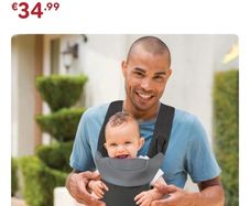 Infantino Flip Light & Airy Baby Carrier Dark Grey