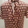 Zara geometric silky feel top xs uk10 Image 6