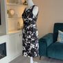 Ladies Black & White Floral Dress from Debenhams Image 9