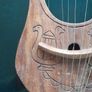 Vintage 10 String Rosewood Lyre Harp Image 2