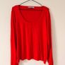 Kelly & Grace Red Round Neck Top XXL Image 2