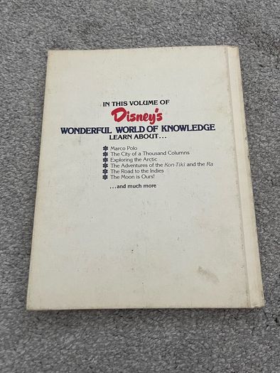 Vintage Disney Wonderful World of Knowledge Vol 7 Exploration and Discovery 1973 Hardback