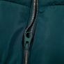 Pull & Bear Dark Forest Green Stand Collar Zip Front Short Puffer Jacket Size M Image 5