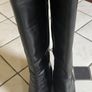 Clarks Black Leather Boots Knee High.  Ladies Size Uk 6.5  / Eu 40  In excellent lightly used Condition. Image 4
