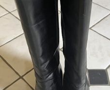 Clarks Black Leather Boots Knee High.  Ladies Size Uk 6.5  / Eu 40  In excellent lightly used Condition.