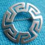 Vintage Celtic Knotwork Brooch (looks like sterling silver but has no stamp) Image 5