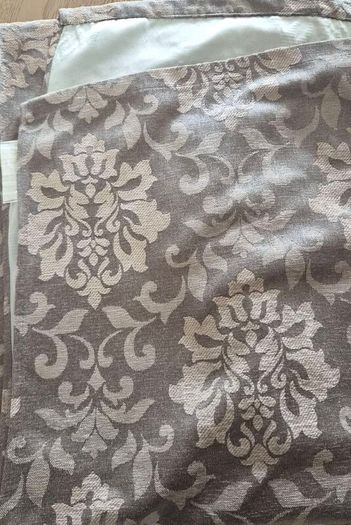 Heavy blackout curtains