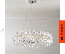 Modern Crystal LED Pendant Light