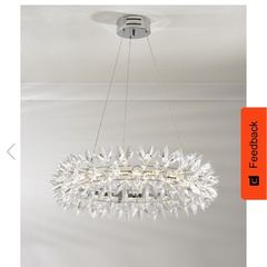 Modern Crystal LED Pendant Light