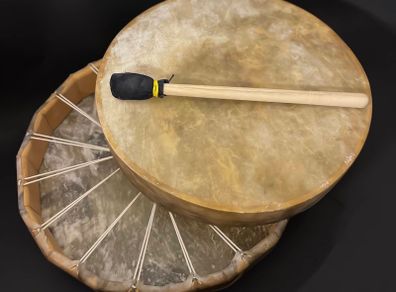 Handmade shamanic drum