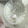 Vintage Silverplate Serving Tray Food Basket Dish, Divided Glassto 4 Section Insert Image 3