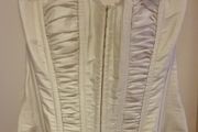 Ivory Corset with ribbon detail