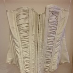 Ivory Corset with ribbon detail