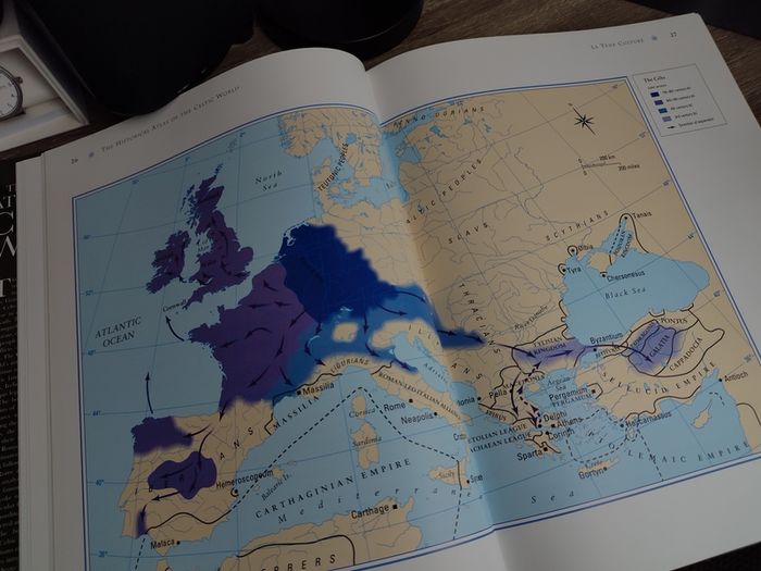 The Historical Atlas of The Celtic World ! RRP 60 Pounds ! Beautiful and Rare Hardcover ! 2010 ! by Cartographica !