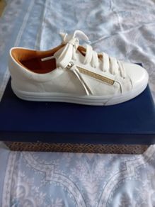 Carl Scarpa - White Leather Trainers - UK 6 - BNWT RRP 149