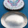 Vintage Chinese Canton Enamel on Brass  Trinket Box Image 7