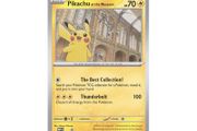 Pokemon Pikachu At The Museum Jumbo Card