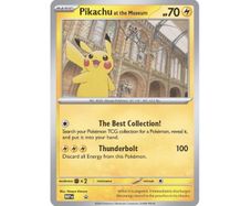 Pokemon Pikachu At The Museum Jumbo Card