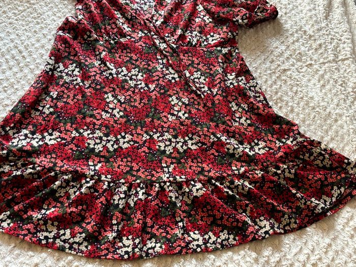 Floral print mini dress - size XL