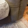 Leather Sofa pillow back Image 8