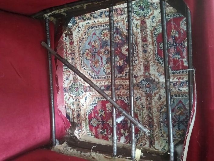 2 Vintage Wingback Armchairs