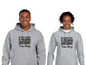 Awesome Wife Hubby Couple Hoodies (set)