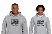 Awesome Wife Hubby Couple Hoodies (set)