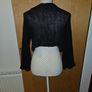 Heather Finn cashmere black cardigan uk 8-12 Image 5