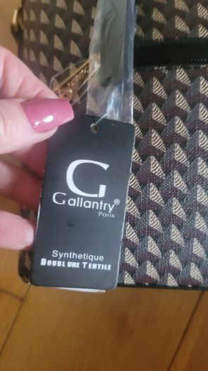 Gallantry Women's Tote Bag Graphic Effect Braided with Gold Logo Bag Charm from Carraig Donn