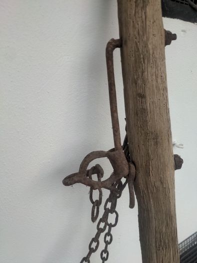 VINTAGE wood and steel horse harness