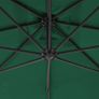 Cantilever Umbrella with Steel Pole 250x250 cm Green Image 6