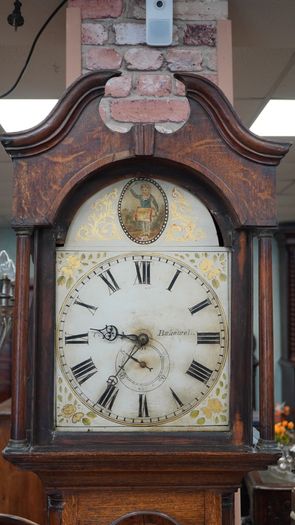 Late Georgian Oak Grandfather Clock