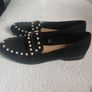 Gallery pearl studded black slipper  shoes size UK8 EU42 Postage included Image 5