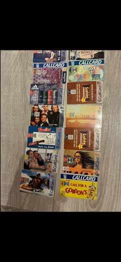 Call cards Irish all me doubles start at 1 euro each most are 2 euro each