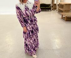 tiered maxi dress