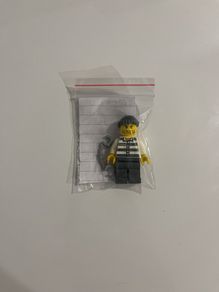Lego City Police Jail Prisoner minifigure