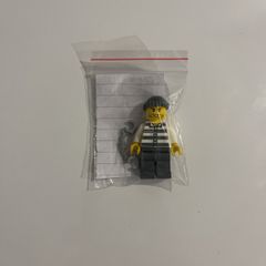 Lego City Police Jail Prisoner minifigure