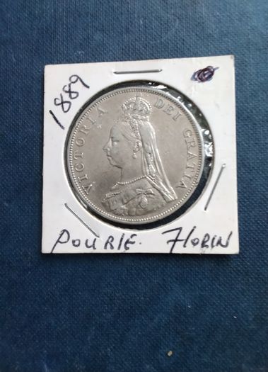 Victorian Silver Double Florin