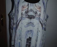Together grey printed sleveless top  Perfect condition size UK20 EU46/48 Postage included